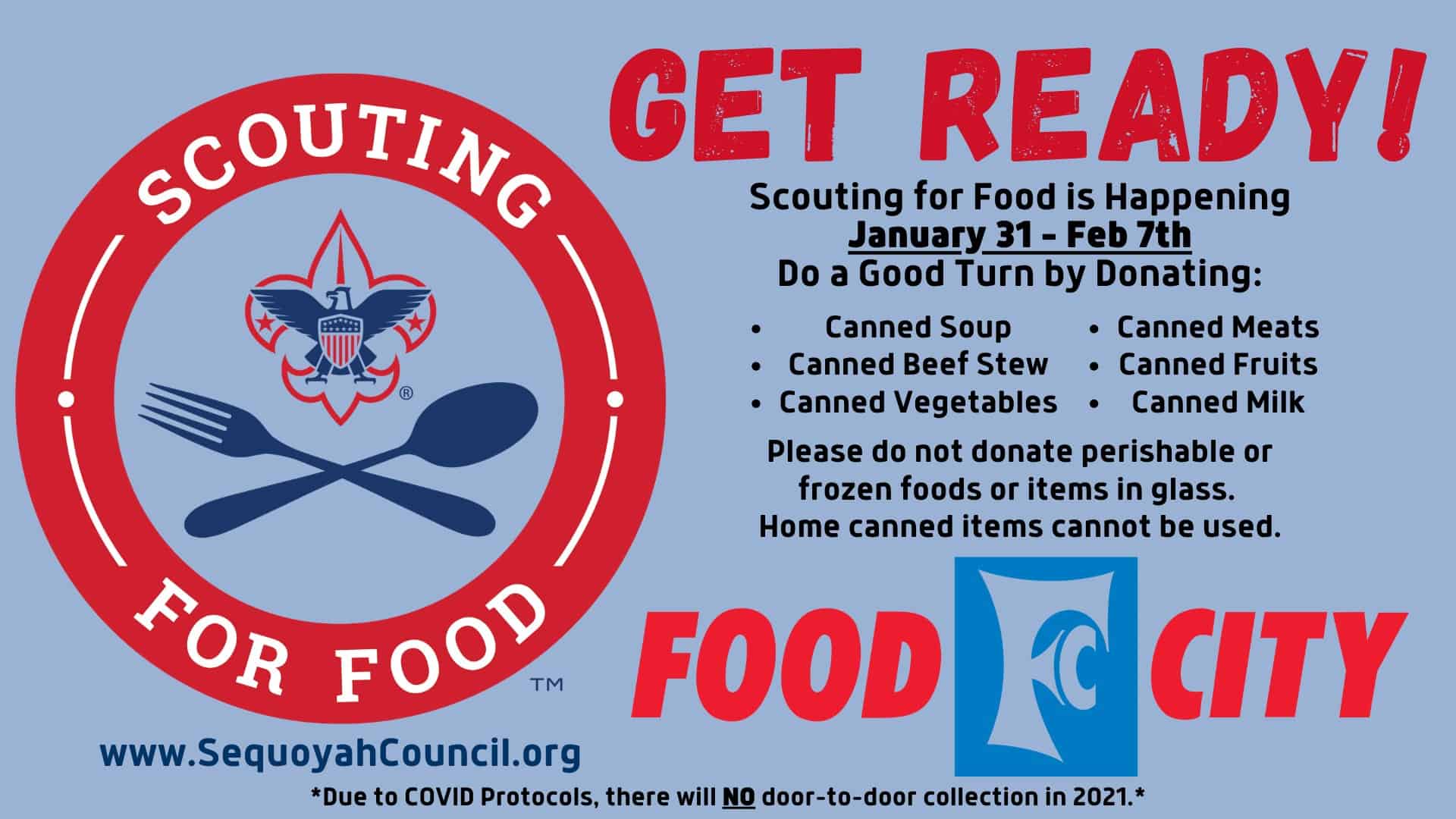 Scouting for Food Sequoyah Council